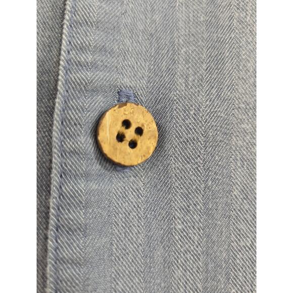 Joe Marlin Aloha; Hawaiian; Tropical Shirt; SS; Blue; Floral Pattern; Sz XL - Picture 3 of 8